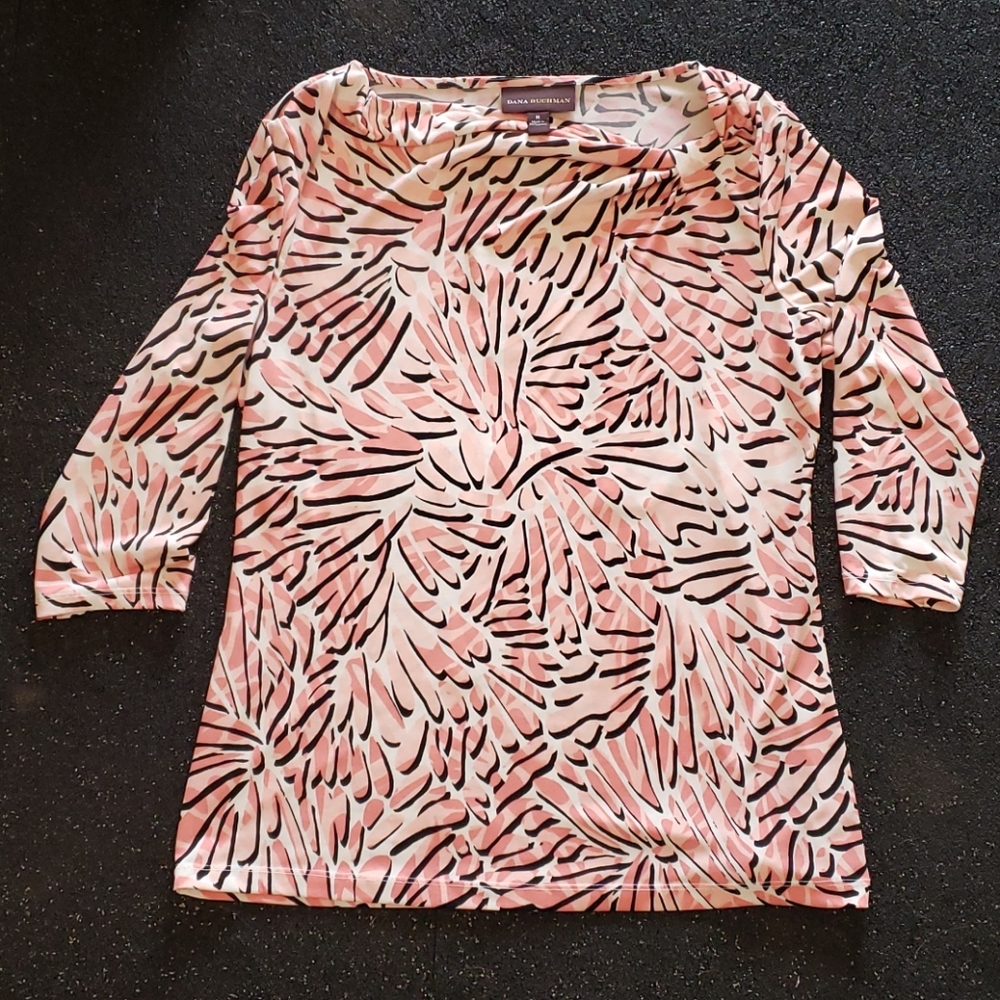 Dana Buchman 3/4 sleeve top